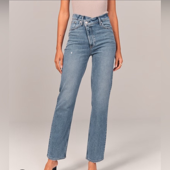 Abercrombie & Fitch The 90s Straight Ultra High Rise size 23 (000) - SOLD OUT - Picture 1 of 3